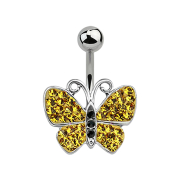 Banana silver butterfly topaz