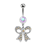 Banana silver with pendant mesh multicolor