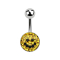 Banane silber mit Smiley