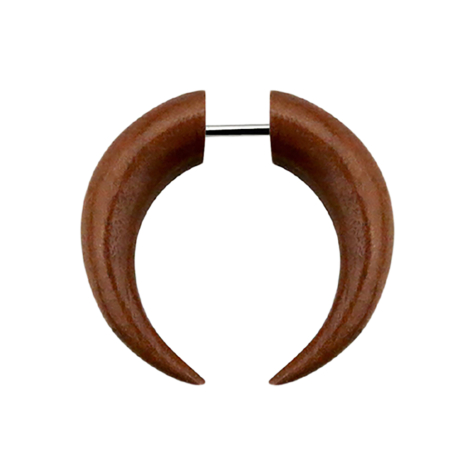 Faux croissant de dilatation en bois de sawo