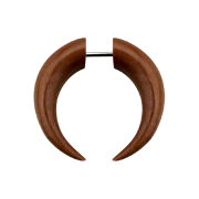 Faux croissant de dilatation en bois de sawo