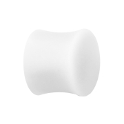 Flared plug retainer white
