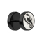 Fake Plug schwarz mit Skorpion