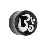 Spina svasata in legno di sono con inserto in madreperla Ohm