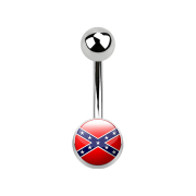 Banana silver with Rebel flag logo