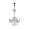 Banana silver with pendant owl silver