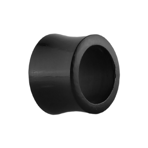 Flared Tunnel en corne noire