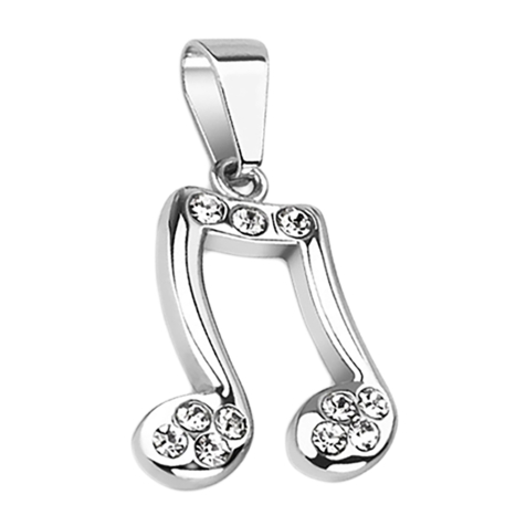 Ciondolo con nota musicale