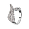 Ring silver with angel wings