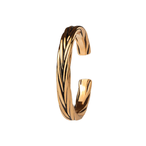Ring rosegold geflochten