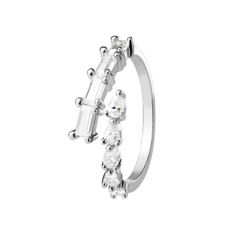 Ring silver princess