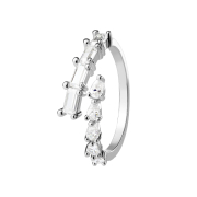 Ring silver princess