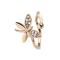 Ring rosegold mit Schmetterling