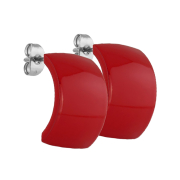 Boucles doreilles Supernova Fire Red Bouclier