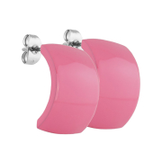 Boucles doreilles Supernova rose bouclier