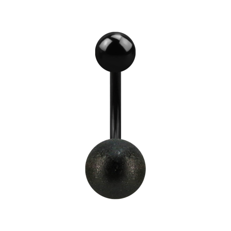 Banana black with ball and speckled ball