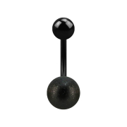 Banana black with ball and speckled ball