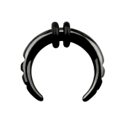 Crochet de dilatation noir avec 3 encoches