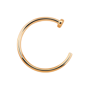 Anneau de nez ouvert or rose