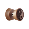 Fake Plug aus Sawo Holz mit Yin Yang
