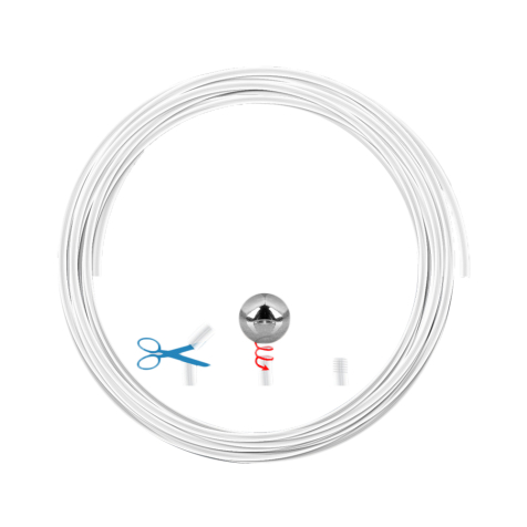 Barre Barbell transparente en rouleau