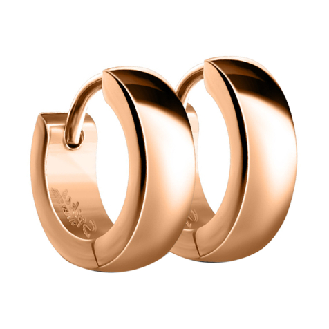 Ohrring zum Klappen abgerundet rosegold