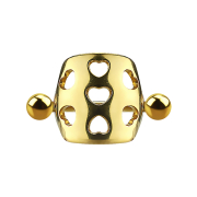 Manchette Micro Barbell perforée avec des...