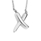 Chaîne argent Pendentif X argent