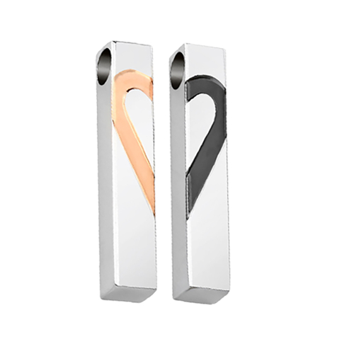 Pendentif deux cœurs