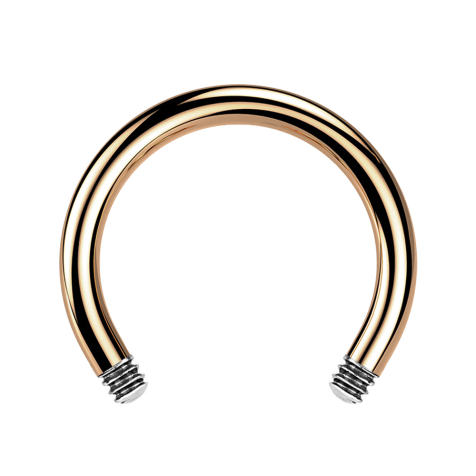 Circular Barbell-Stab rosegold