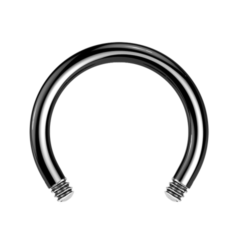 Circular Barbell-Stab schwarz