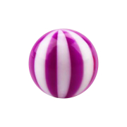 Micro Kugel mit Twistet violett