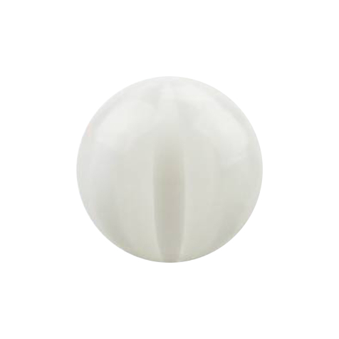 Micro Kugel mit Twistet transparent