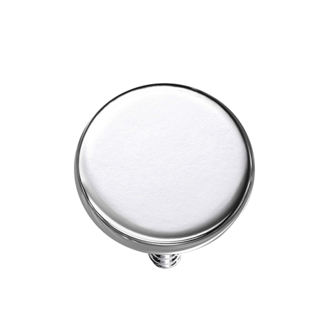 Dermal anchor disk silver