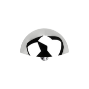 Dermal Anchor Halbrund silber