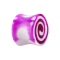 Flared plug with swivel pink