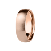 Ring rose gold brushed