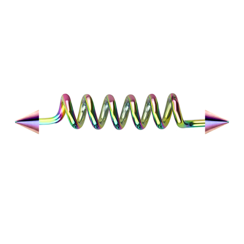 Barbell farbig Spule mit zwei Cones
