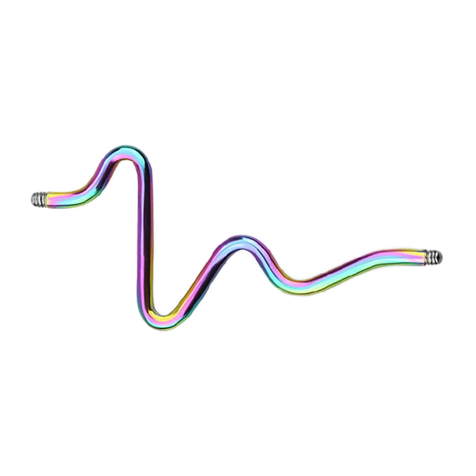 Bâton Barbell coloré battement de cœur