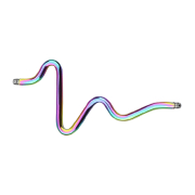 Battito cardiaco colorato alla barra del bilanciere