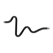 Barra del bilanciere battito cardiaco nero