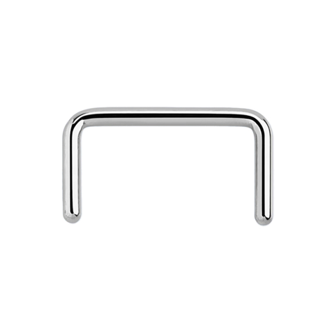 Septum ring U silver