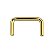 Septum ring U gold-plated