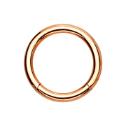 Segment ring hinged rose gold