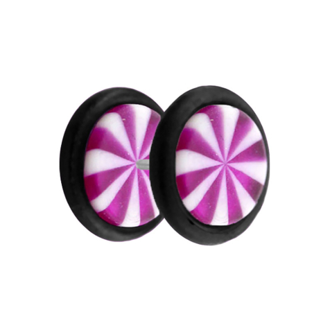 Fake plug twist purple