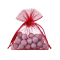Organza bag red