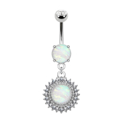 Banane argentée avec pendentif bouclier avec...