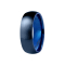 Ring dark blue brushed