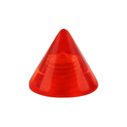 Cone red transparent