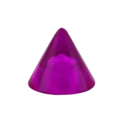 Cone violet transparent